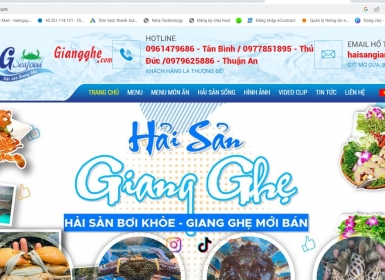 Dự Án Hải sản Giang ghẹ